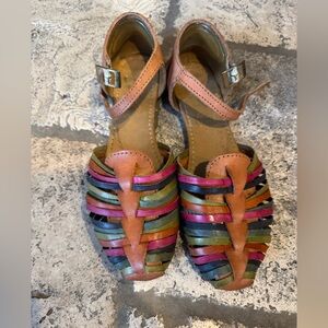 Fiesta Feet Multicolor Strappy Women's Sandals